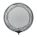 LINNHUE Guadino da pesca pieghevole con rivestimento in gomma, testa anti-inceppamento, telaio in lega di alluminio, rete per pesca a mosca, 35cm, 40cm, 45cm