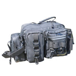Borsa da pesca impermeabile YEYINGZHE, multifunzionale, a tracolla con porta canna.