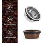 Cestello filtro di ricambio per macchina da caffè espresso Ninja Luxe Cafe ES601 ES655 ES701., Double Cup, Single Cup