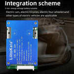 LiitoKala BMS 13-cell Lithium Battery Protection Board, 13S-48V 50A