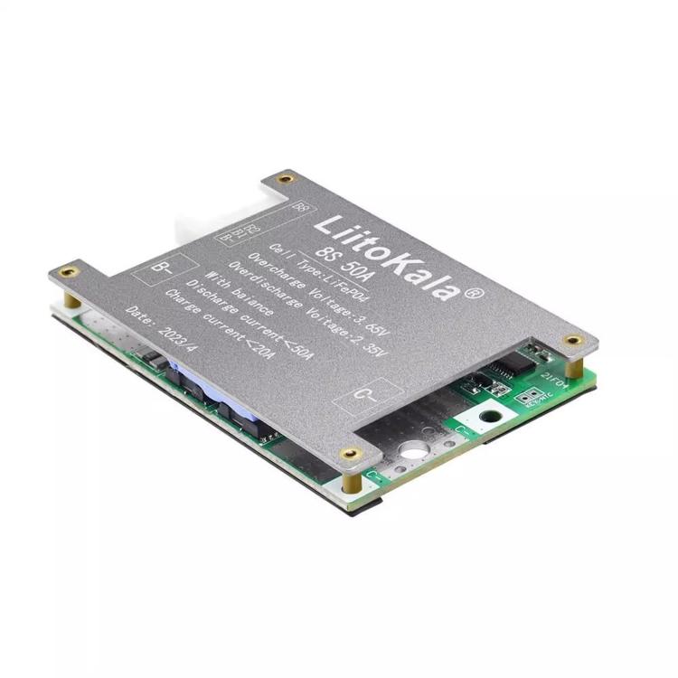 LiitoKala LiFePO4 BMS 8-cell Lithium Iron Phosphate Battery Protection Board, 8S-24V 50A