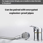 Mini doccia da barbiere, lavabo per shampoo, rubinetto dell'acqua, Small Regular Nozzle, Small Pressurized Nozzle, Medium Regular Nozzle, Medium Pressurized Nozzle