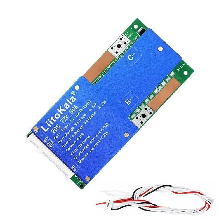 Scheda protezione batteria LiitoKala 20S 60V 50A