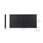 Waveshare 34431 RGB Full-color LED Matrix Panel, 4mm Pitch, 80×40 Pixels, Adjustable Brightness, 34431