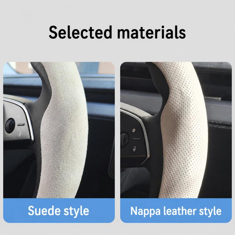 Coprivolante in pelle Nappa e Suede per Tesla 2020-2026