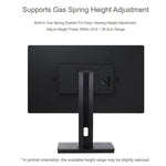 Waveshare 34443 VESA Desktop Monitor Stand For 21.5~ 27inch Monitors With 75 × 75 / 100 × 100 mm VESA Mounting Holes, 21.5~ 27inch