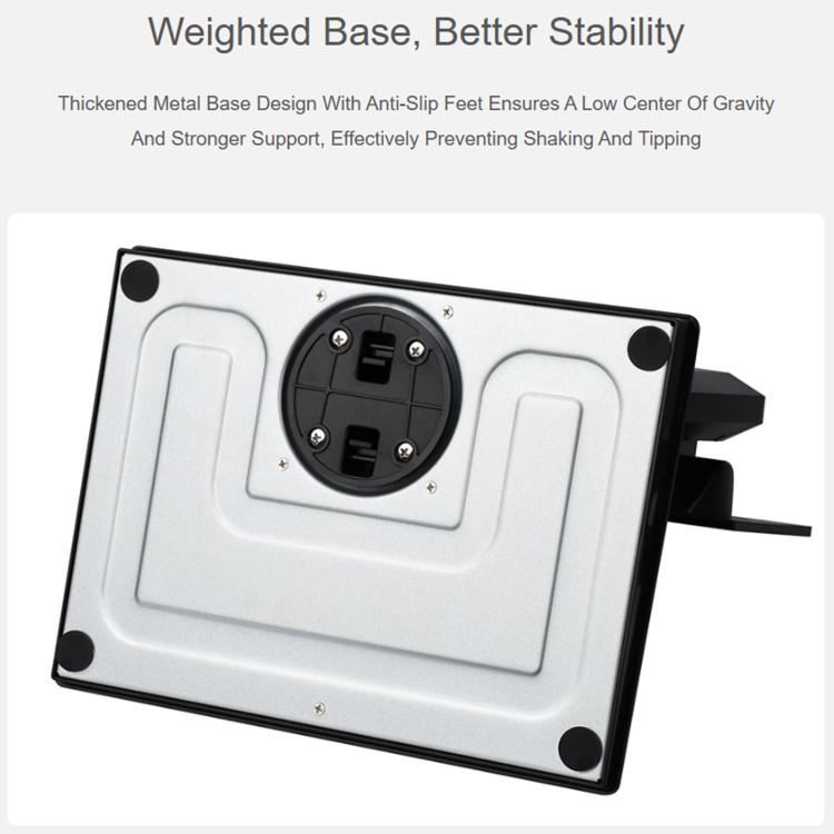 Waveshare 34443 VESA Desktop Monitor Stand For 21.5~ 27inch Monitors With 75 × 75 / 100 × 100 mm VESA Mounting Holes, 21.5~ 27inch