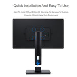Waveshare 34443 VESA Desktop Monitor Stand For 21.5~ 27inch Monitors With 75 × 75 / 100 × 100 mm VESA Mounting Holes, 21.5~ 27inch