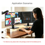 Waveshare 34443 VESA Desktop Monitor Stand For 21.5~ 27inch Monitors With 75 × 75 / 100 × 100 mm VESA Mounting Holes, 21.5~ 27inch