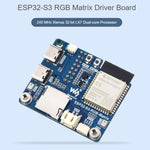 Scheda driver Waveshare ESP32-S3 RGB Matrix con array di doppi microfoni integrati, supporto Wi-Fi a 2,4 GHz e Bluetooth 5, ESP32-S3 RGB Matrix
