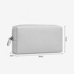 Baona BN-Q003 - Custodia grande in pelle PU per laptop con alimentatore, caricabatterie, mouse e organizer per dispositivi elettronici, ideale per i viaggi.