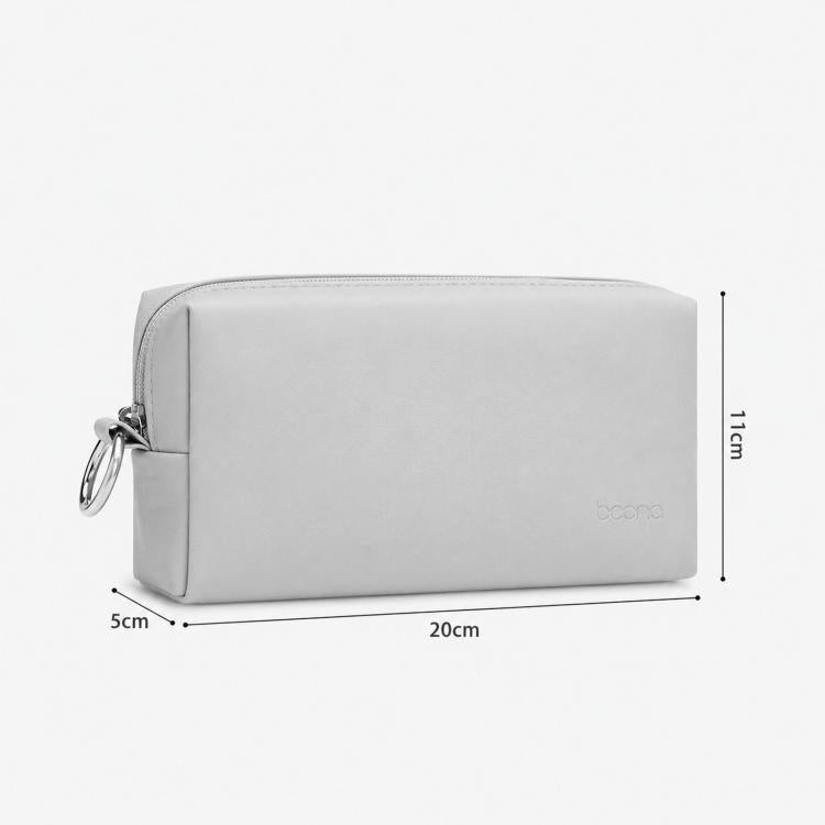 Baona BN-Q003 - Custodia grande in pelle PU per laptop con alimentatore, caricabatterie, mouse e organizer per dispositivi elettronici, ideale per i viaggi.