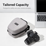 Baona BN-FH001 Custodia rigida triangolare in EVA per fotocamera DSLR/Mirrorless, borsa a tracolla