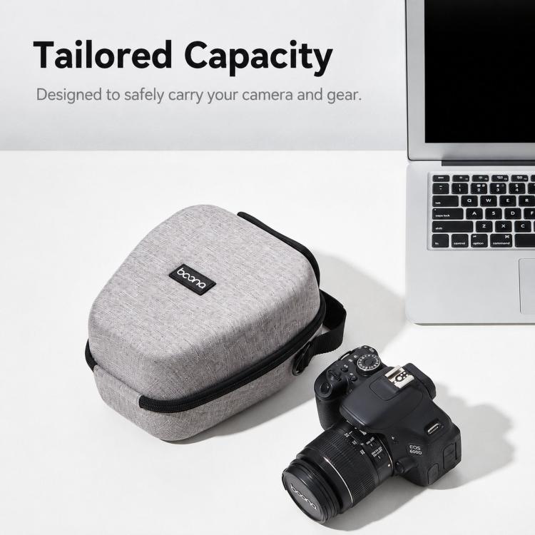 Baona BN-FH001 Custodia rigida triangolare in EVA per fotocamera DSLR/Mirrorless, borsa a tracolla