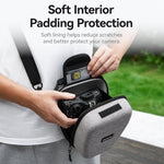 Baona BN-FH001 Custodia rigida triangolare in EVA per fotocamera DSLR/Mirrorless, borsa a tracolla