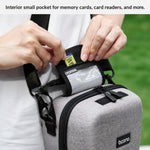 Baona BN-FH001 Custodia rigida triangolare in EVA per fotocamera DSLR/Mirrorless, borsa a tracolla