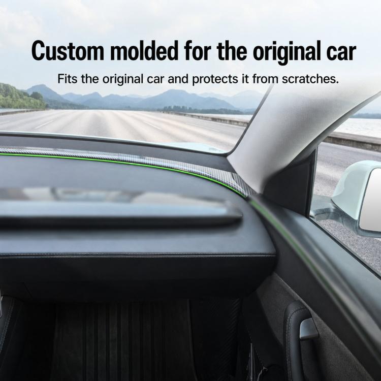 Striscia decorativa parabrezza Tesla Model Y in ABS