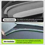 Striscia decorativa parabrezza Tesla Model Y in ABS