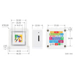 Scheda di sviluppo per display LCD Waveshare 34441 RP2350 da 0,85 pollici, risoluzione 128 × 128, 65.000 colori, pannello IPS. Batteria non inclusa., 34441