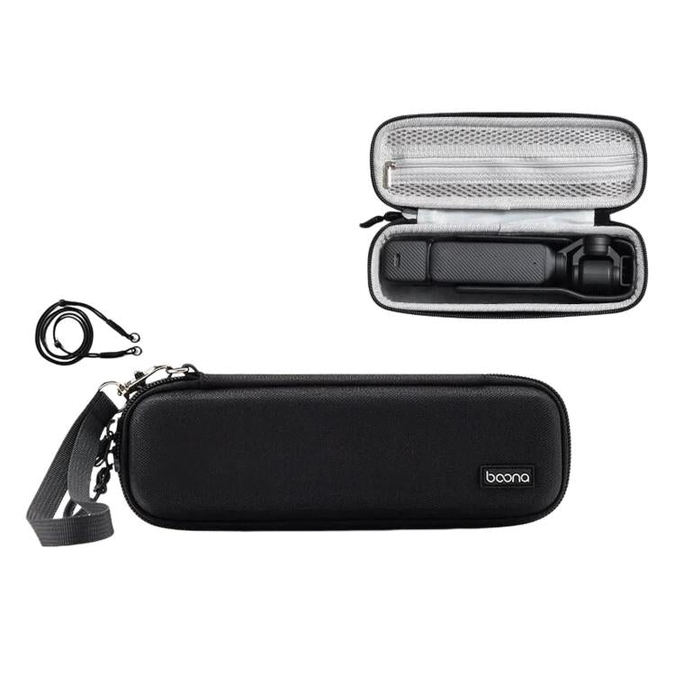 Baona FD006 Custodia rigida in EVA per DJI Osmo Pocket 3, astuccio protettivo da viaggio per action camera., Gray, Black, Gray+Lanyard, Black+Lanyard, Gray Upgraded, Black Upgraded, Upgraded Gray+Lanyard, Upgraded Black+Lanyard