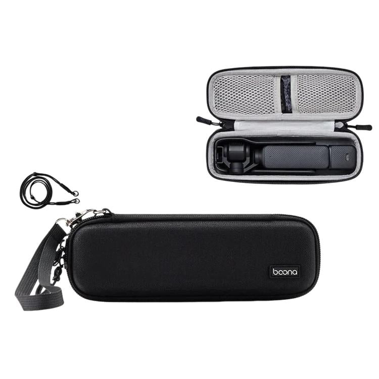 Baona FD006 Custodia rigida in EVA per DJI Osmo Pocket 3, astuccio protettivo da viaggio per action camera., Gray, Black, Gray+Lanyard, Black+Lanyard, Gray Upgraded, Black Upgraded, Upgraded Gray+Lanyard, Upgraded Black+Lanyard