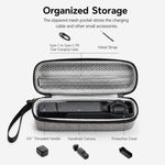 Baona FD006 Custodia rigida in EVA per DJI Osmo Pocket 3, astuccio protettivo da viaggio per action camera., Gray, Black, Gray+Lanyard, Black+Lanyard, Gray Upgraded, Black Upgraded, Upgraded Gray+Lanyard, Upgraded Black+Lanyard