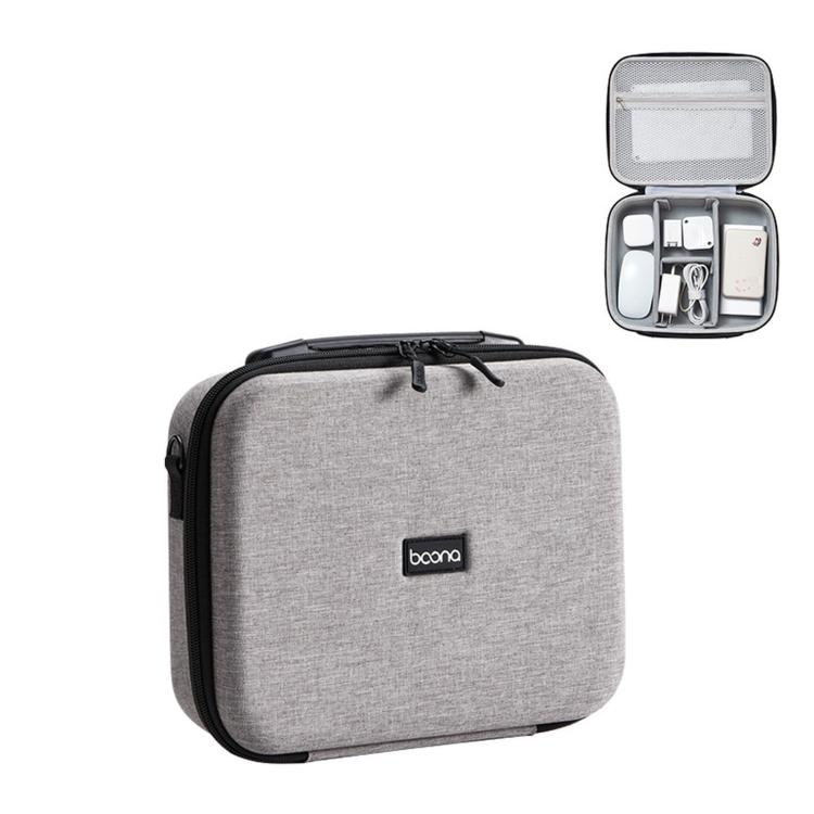 Baona BN-FD004 Custodia rigida in EVA per drone DJI Mini 4K, borsa a tracolla protettiva., Large Gray, Large Black, Extra Large Gray, Extra Large Black