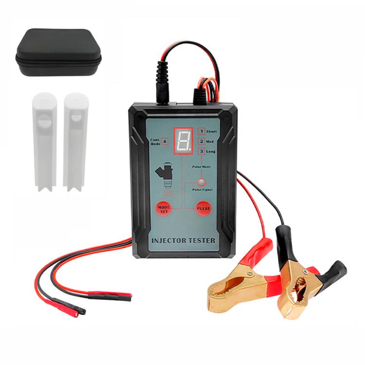 Tester e pulitore per iniettori carburante con 2 adattatori