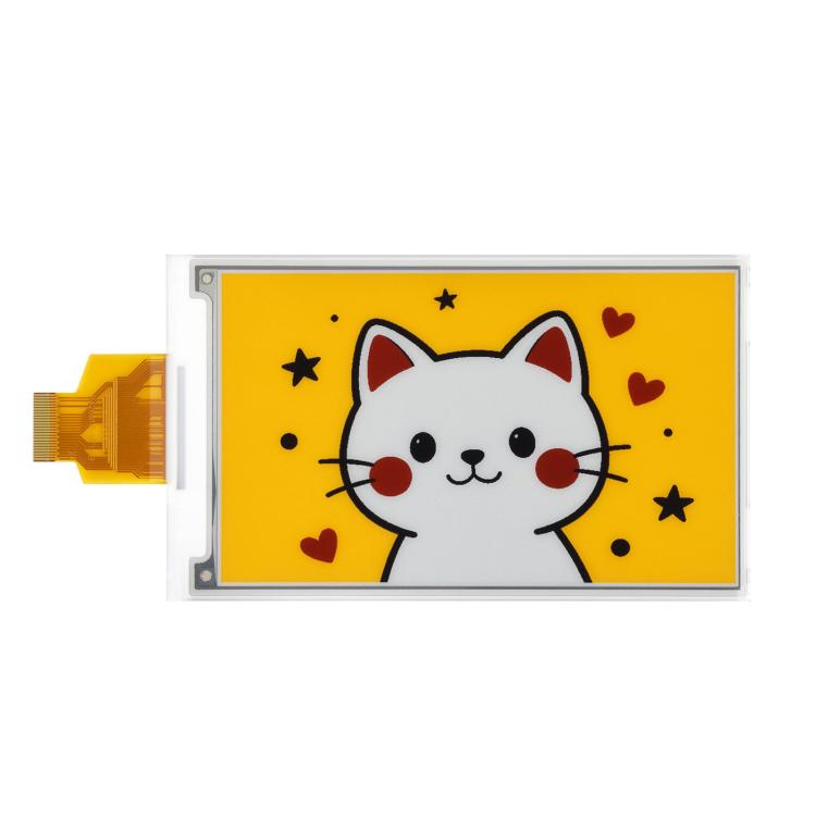 Display e-paper Waveshare da 4,26 pollici con risoluzione 800 × 480, colori rosso/giallo/nero/bianco., The Raw Display Only, With Driver Board