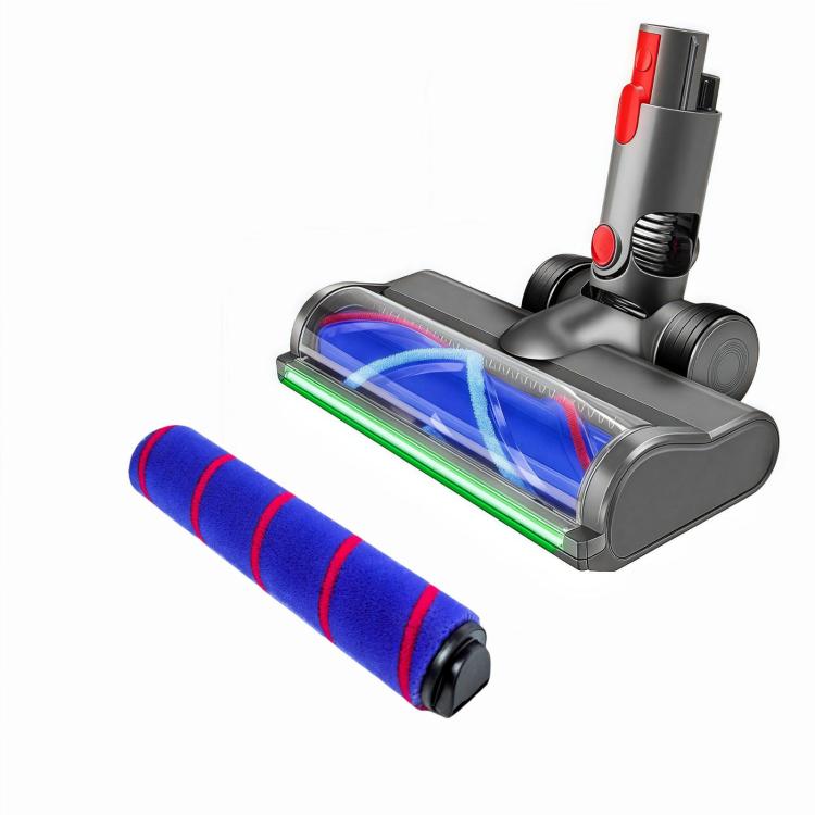 Set di testine di ricambio per la pulizia, composto da spazzola rotante a V anti-groviglio e rullo morbido., For Dyson V15/V11/V10/V8/V7, For Dyson V12 Slim/V10 Slim