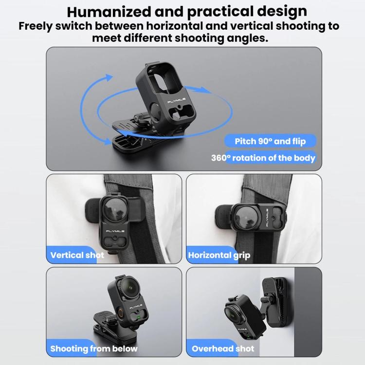 Clip magnetica per tracolla dello zaino DJI Osmo Nano Flymile