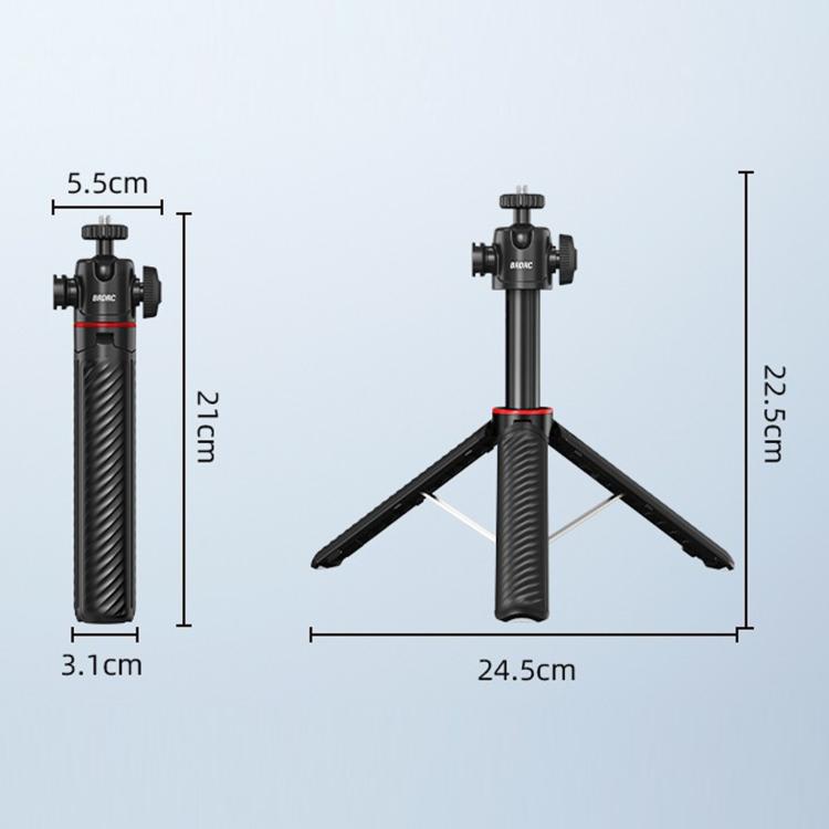 Per DJI Osmo Pocket 4 / Action 6 / GoPro BRDRC Treppiede estensibile per selfie