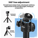 Per DJI Osmo Pocket 4 / Action 6 / GoPro BRDRC Treppiede estensibile per selfie