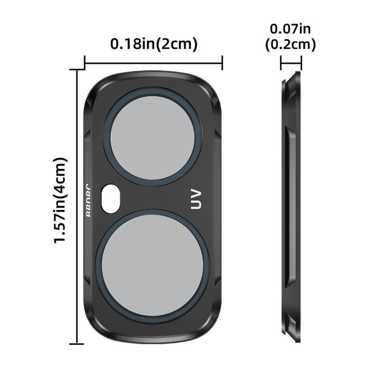 Accessori per filtro BRDRC per Insta360 Luna Ultra, UV, CPL, ND16, Black Soft, Anti-Light Pollution, 3pcs /Set CPL + ND16 + Black Soft, 3pcs /Set CPL + Black Soft + Adjustable VND, 4pcs /Set CPL + Black Soft + Anti-Light Pollution + Adjustable VND