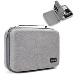 Baona BN-F029 Custodia rigida in EVA per dispositivi elettronici, organizer da viaggio a doppio strato, borsa tecnologica