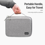 Baona BN-F029 Custodia rigida in EVA per dispositivi elettronici, organizer da viaggio a doppio strato, borsa tecnologica