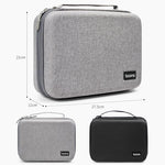 Baona BN-F029 Custodia rigida in EVA per dispositivi elettronici, organizer da viaggio a doppio strato, borsa tecnologica