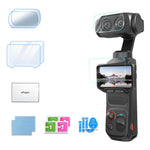 Pellicola protettiva in vetro temperato 9H per Insta360 Luna Ultra aMaginsn, per schermo e obiettivo., 1+1 Pack, 2+2 Pack