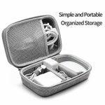 Baona BN-F016 Custodia rigida in EVA per adattatore di alimentazione, organizer portatile da viaggio per dispositivi elettronici, per cavo di ricarica del laptop