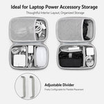Baona BN-F016 Custodia rigida in EVA per adattatore di alimentazione, organizer portatile da viaggio per dispositivi elettronici, per cavo di ricarica del laptop