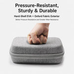 Baona BN-F016 Custodia rigida in EVA per adattatore di alimentazione, organizer portatile da viaggio per dispositivi elettronici, per cavo di ricarica del laptop