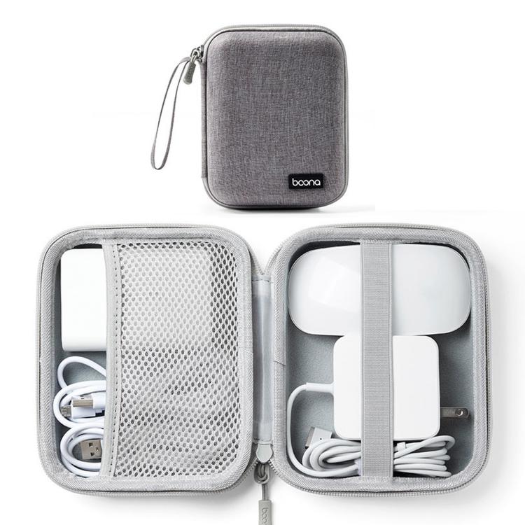 Baona BN-F015 Custodia rigida in EVA per alimentatore, antiurto, per mouse, dispositivi elettronici, organizer per cavi, custodia da viaggio.