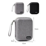 Baona BN-F015 Custodia rigida in EVA per alimentatore, antiurto, per mouse, dispositivi elettronici, organizer per cavi, custodia da viaggio.