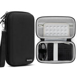 Baona BN-F007 Custodia rigida in EVA per hard disk esterno, antiurto, per power bank, organizer e borsa da viaggio per dispositivi elettronici., Small Gray, Small Black, Large Gray, Large Black