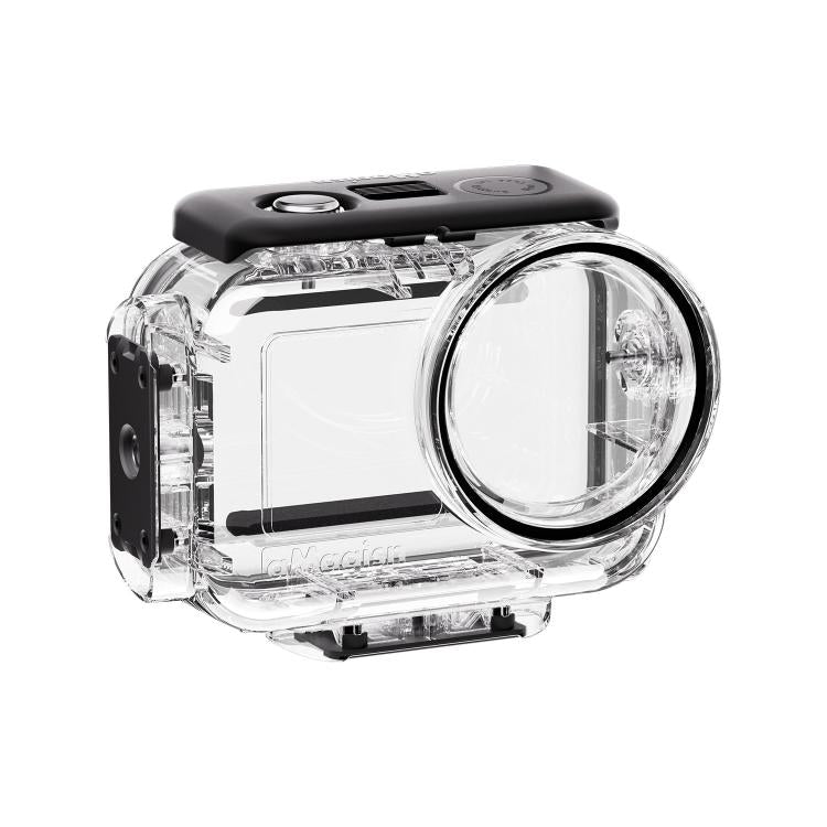 Custodia impermeabile aMagins 60m per DJI Action 6 con doppia chiusura.