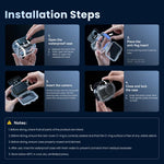Custodia impermeabile aMagins 60m per DJI Action 6 con doppia chiusura.