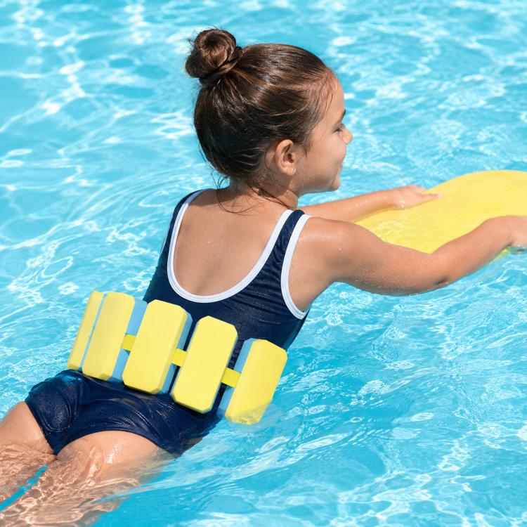 Cintura da nuoto con tavoletta galleggiante posteriore