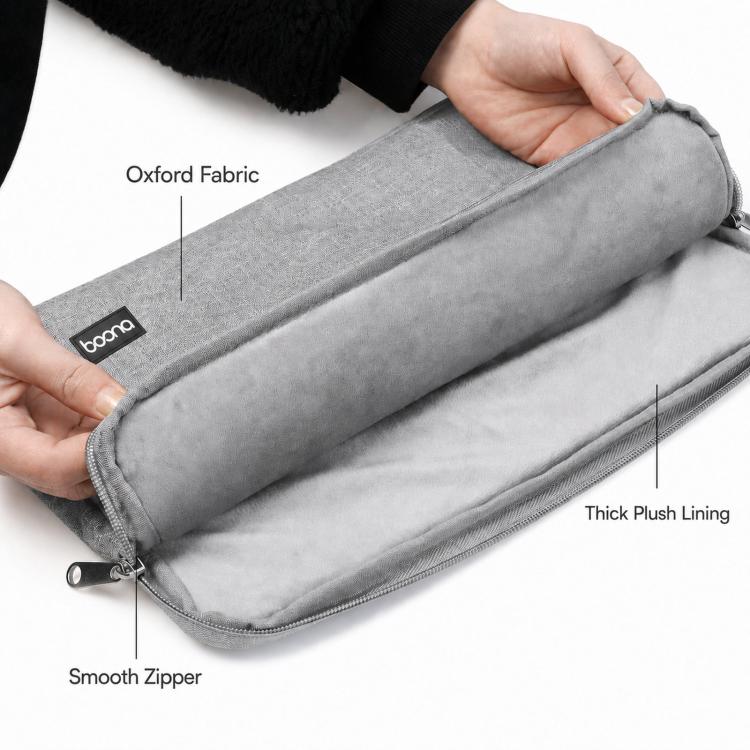 Baona BN-Z002 Custodia per laptop impermeabile, borsa protettiva sottile per notebook, custodia per computer, 11 inch Gray, 11 inch Black, 13 inch Gray, 13 inch Black, 14/15 inch Gray, 14/15 inch Black, 15.6 inch Gray, 15.6 inch Black                  ...