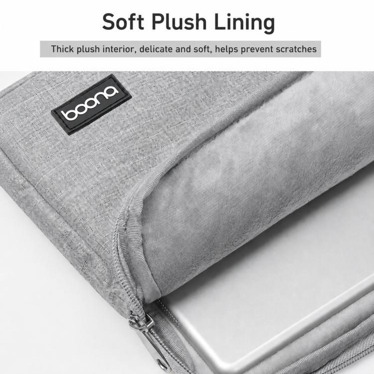 Baona BN-Z002 Custodia per laptop impermeabile, borsa protettiva sottile per notebook, custodia per computer, 11 inch Gray, 11 inch Black, 13 inch Gray, 13 inch Black, 14/15 inch Gray, 14/15 inch Black, 15.6 inch Gray, 15.6 inch Black                  ...