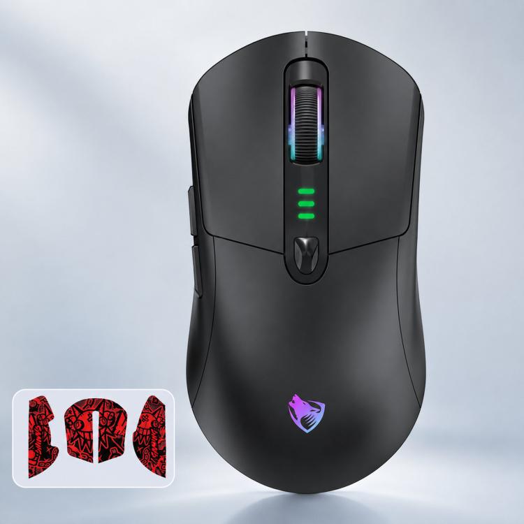 Mouse da gioco wireless T-WOLF X5 Tri-Mode 12800 DPI